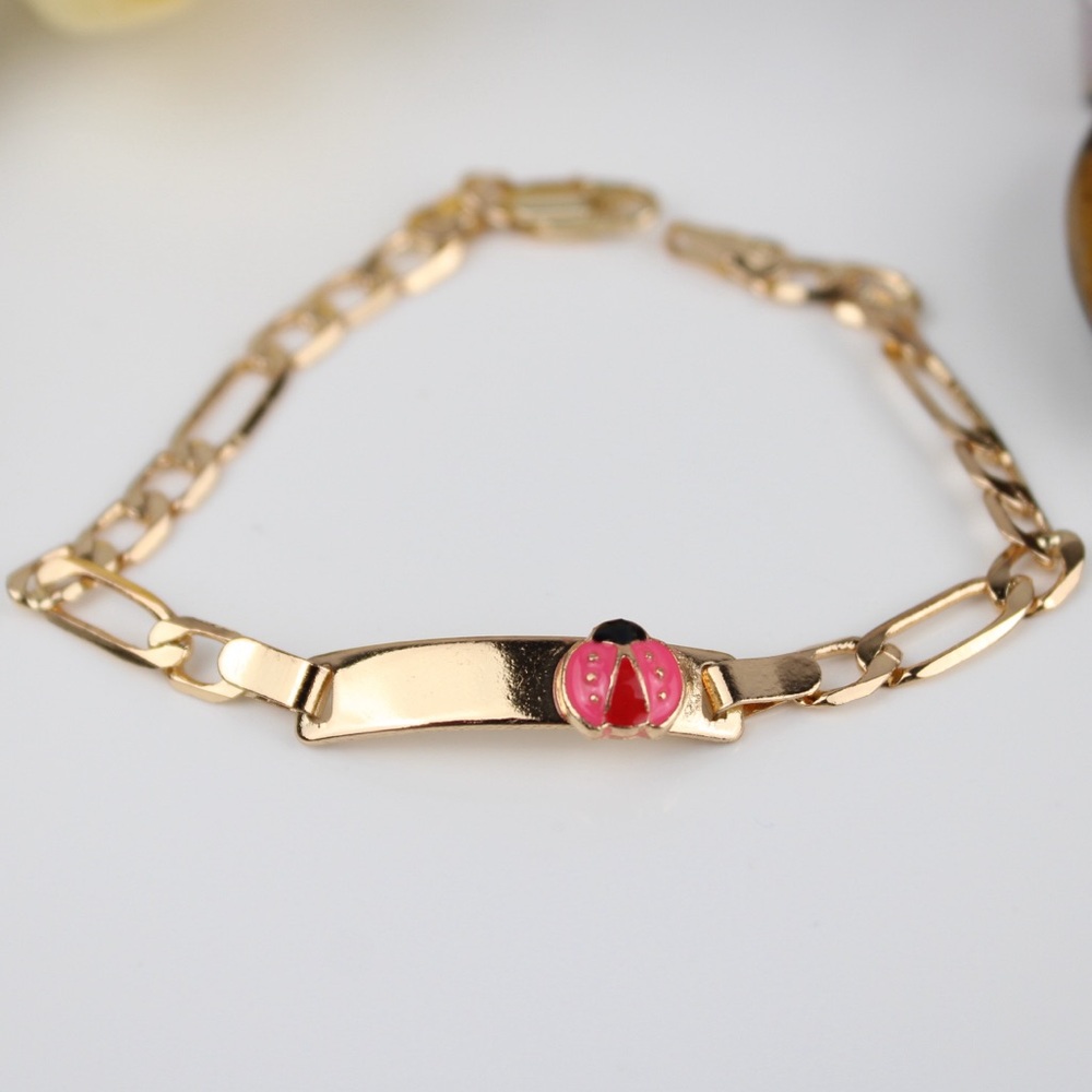 Little girl Gold plated bracelet 6”
